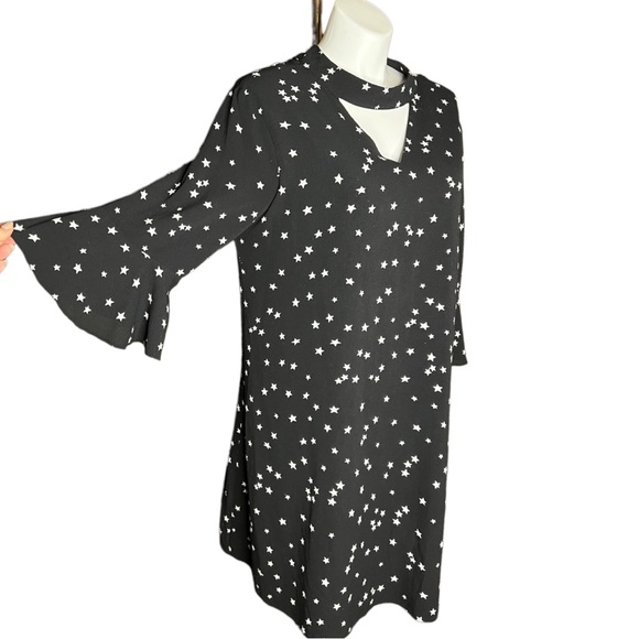 Alice & You Bell Sleeve Star Print Dress size 16 - Picture 6 of 16